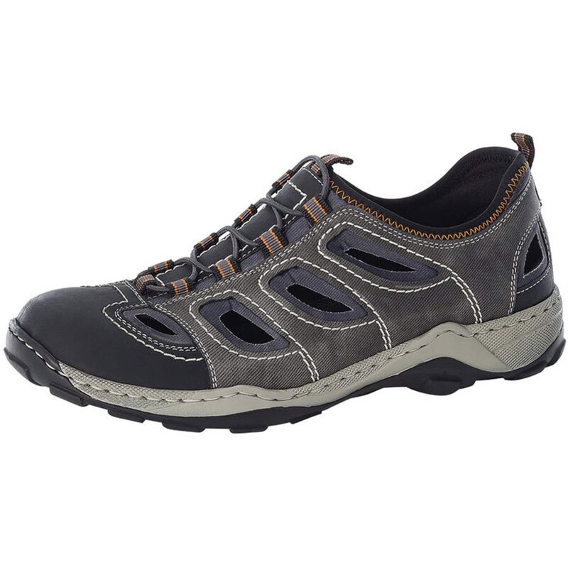 Rieker Športové šnurovacie topánky Oilybuk námornícka modrá / 62385298