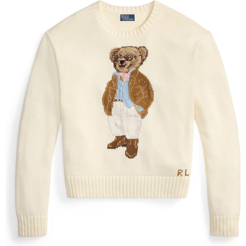 Polo Ralph Lauren Sveter svetlomodrá / hnedá / čokoládová / biela 67551663