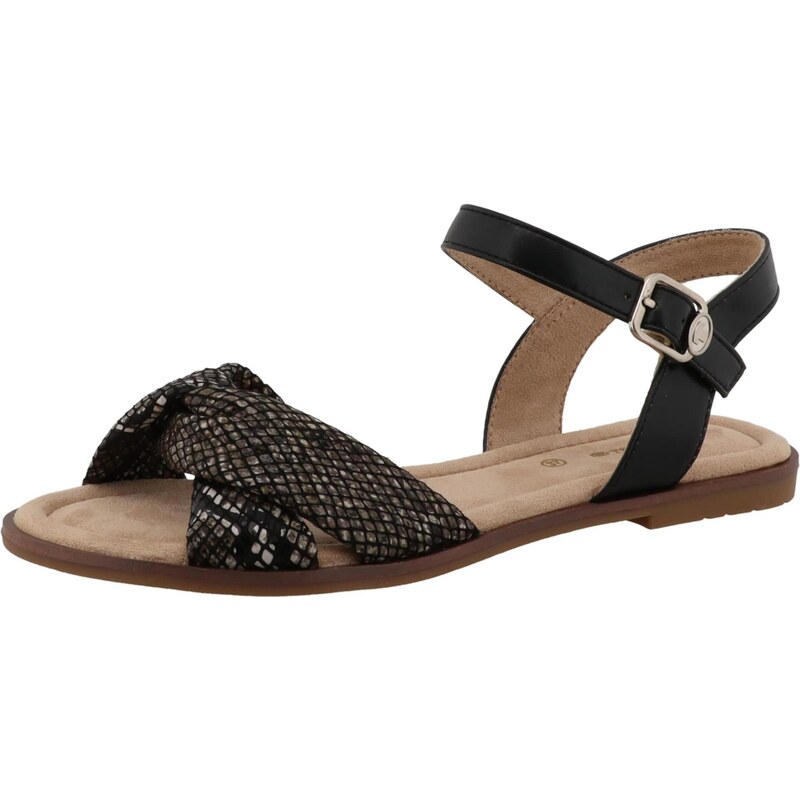 TOM TAILOR Sandále hnedá / čierna 67551708