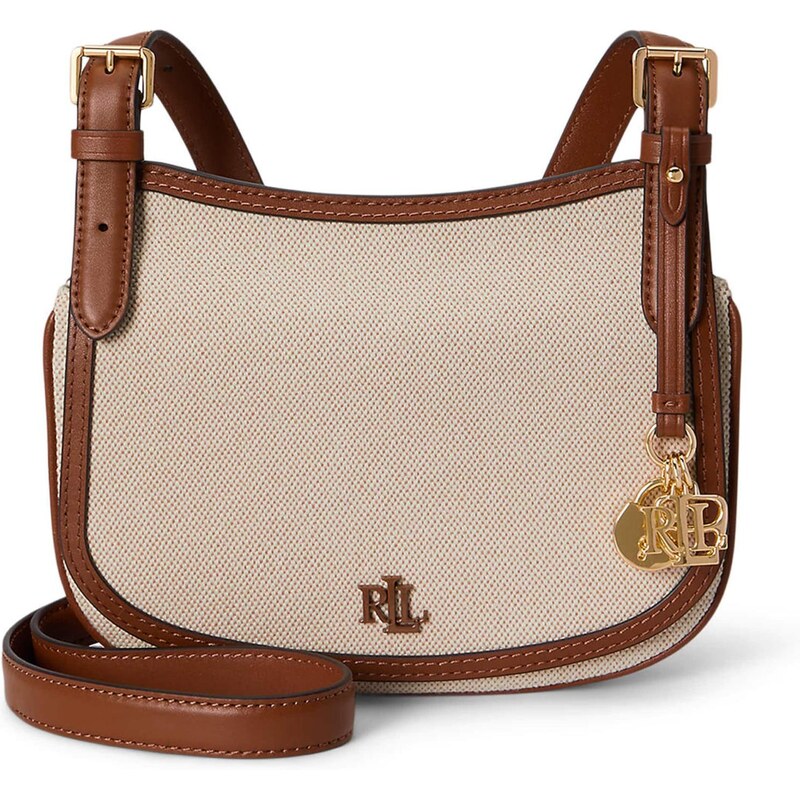 Lauren Ralph Lauren Taška cez rameno MARCY béžová / hnedá 67551775