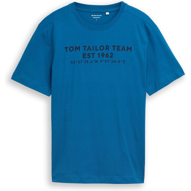 TOM TAILOR Tričko zafírová / čierna 67551815