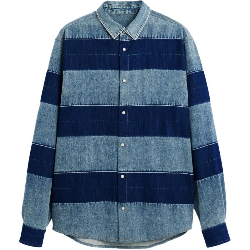 Desigual Košeľa modrá denim / tmavomodrá 67551825