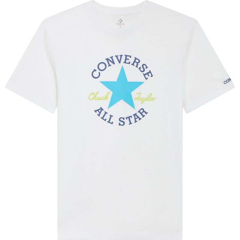 CONVERSE Tričko DISSECTED CHUCK azúrová / tmavomodrá / svetlozelená / 67551846