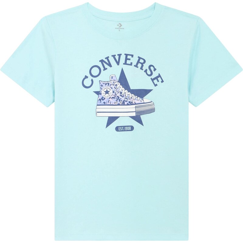 CONVERSE Tričko SNEAKER svetlomodrá / tmavomodrá / biela 67551850