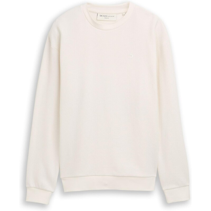 TOM TAILOR DENIM Mikina biela 67551903