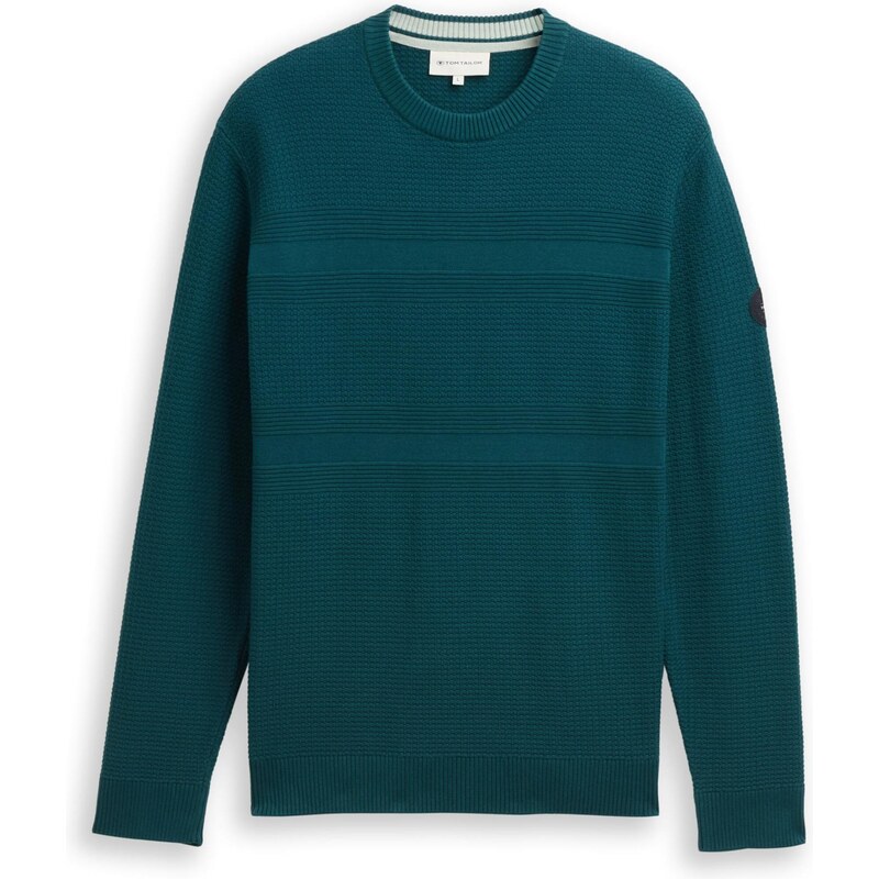 TOM TAILOR Sveter smaragdová 67551900