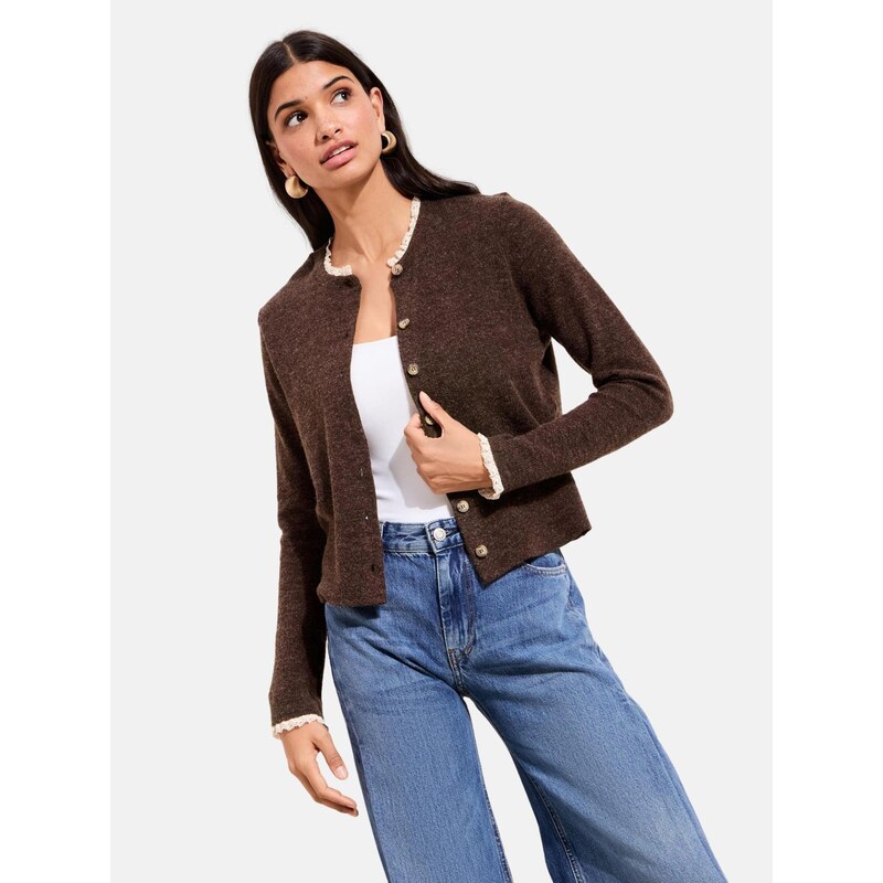 Friends Like These Kardigán čokoládová 67551912
