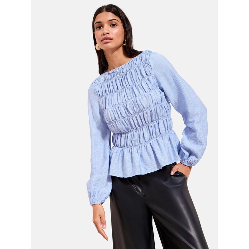 Friends Like These Blúzka zafírová / svetlomodrá / biela 67551924