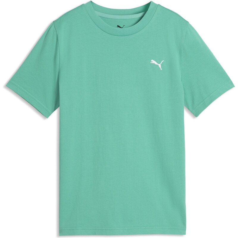 PUMA Tričko Wardrobe Ess svetlozelená / biela 67551932