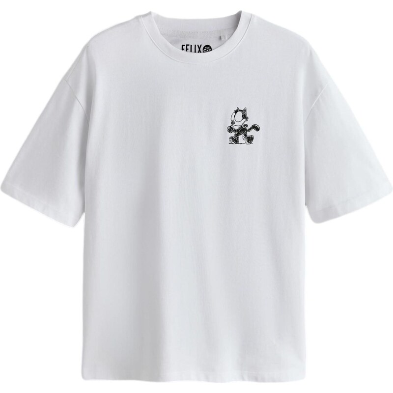 Next Tričko Felix The Cat čierna / biela 67551985