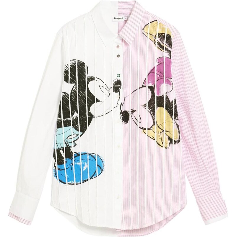 Desigual Blúzka Mickey and Minnie Mouse zmiešané farby / ružová / 67552096