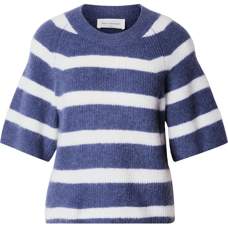 MSCH COPENHAGEN Sveter Milania Hope modrá / biela 67552102