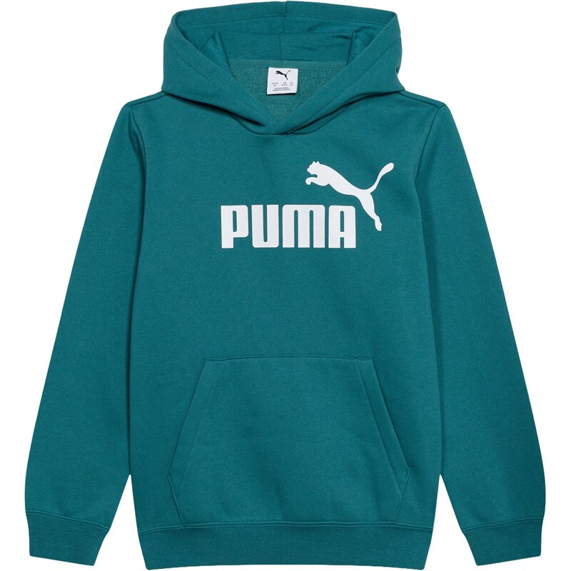 PUMA Mikina ESS No. 1 smaragdová / biela 67552114