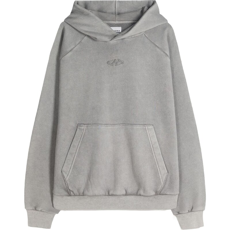 Bershka Mikina sivá 67552180