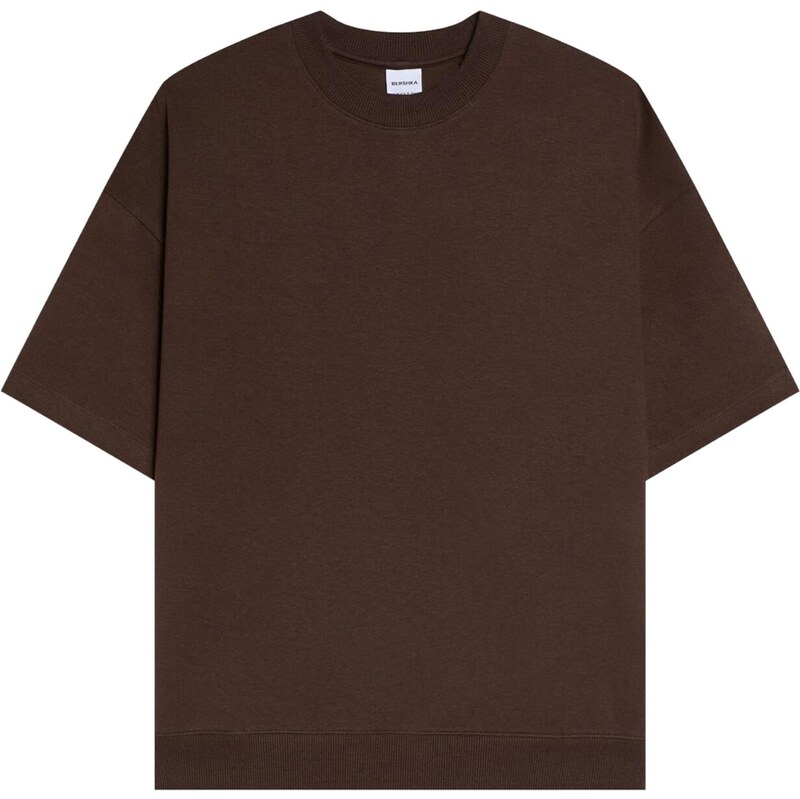 Bershka Mikina čokoládová 67552181