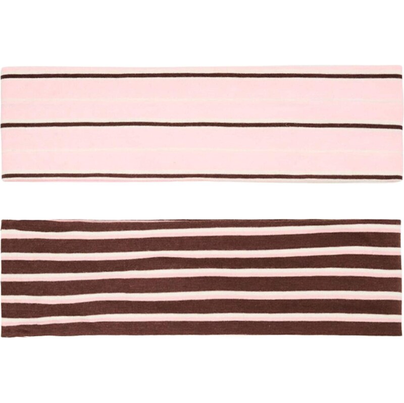 Bershka Čelenka krémová / hnedá / ružová 67552187