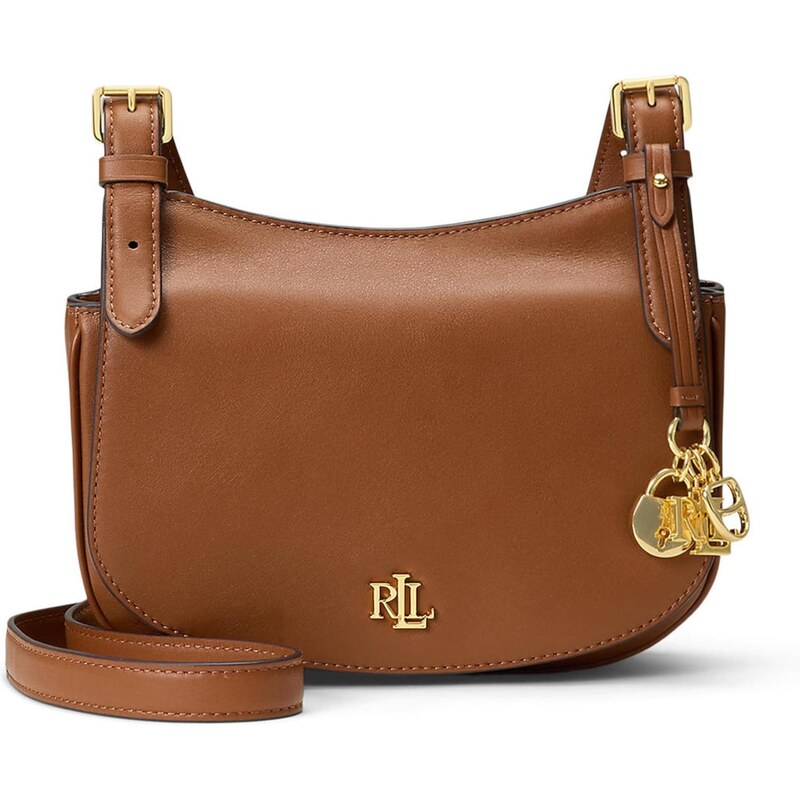 Lauren Ralph Lauren Taška cez rameno MARCY hnedá / zlatá 67552225