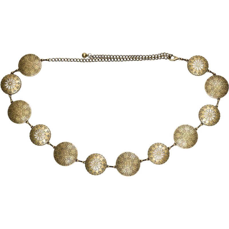 Bershka Opasky zlatá 67552273