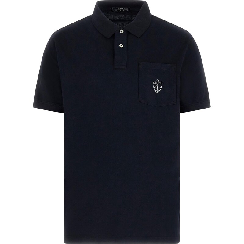 GUESS Tričko tmavomodrá / biela 67552293