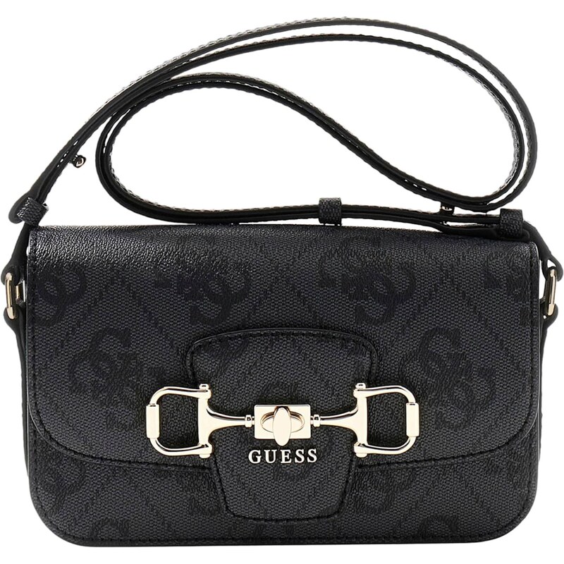 GUESS Taška cez rameno JANIE antracitová / čierna 67552298
