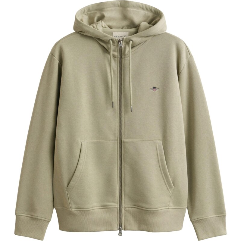 GANT Tepláková bunda tmavobéžová 67552364