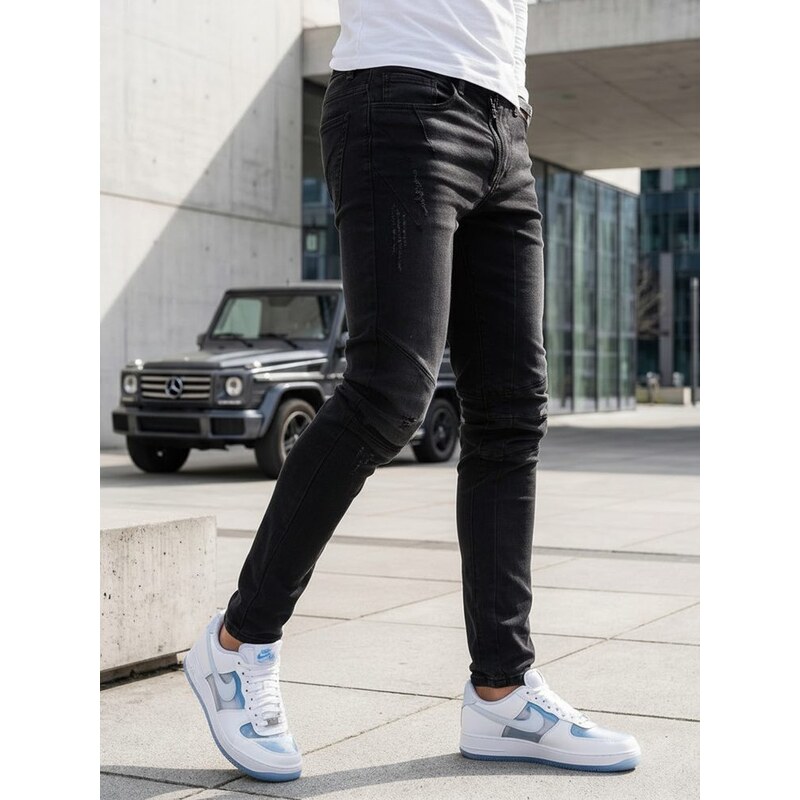 Dstreet Očarujúce pánske rifle čierne 63346228