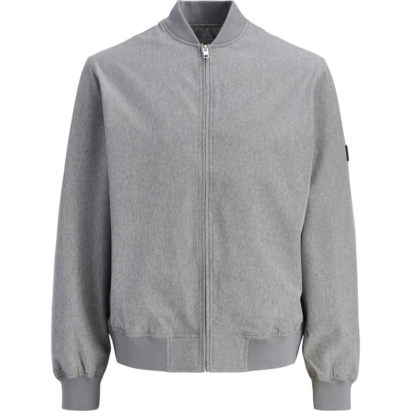 JACK & JONES Prechodná bunda JPRBLAaspen sivá melírovaná 67552345
