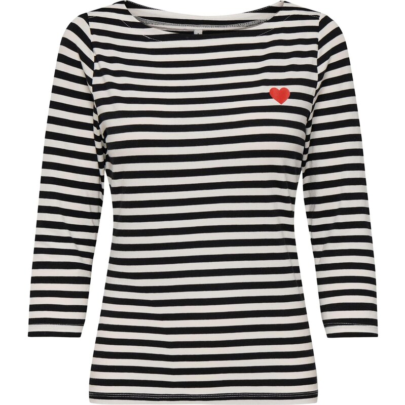 ONLY Tričko ONLFIFI čierna / biela 67552402