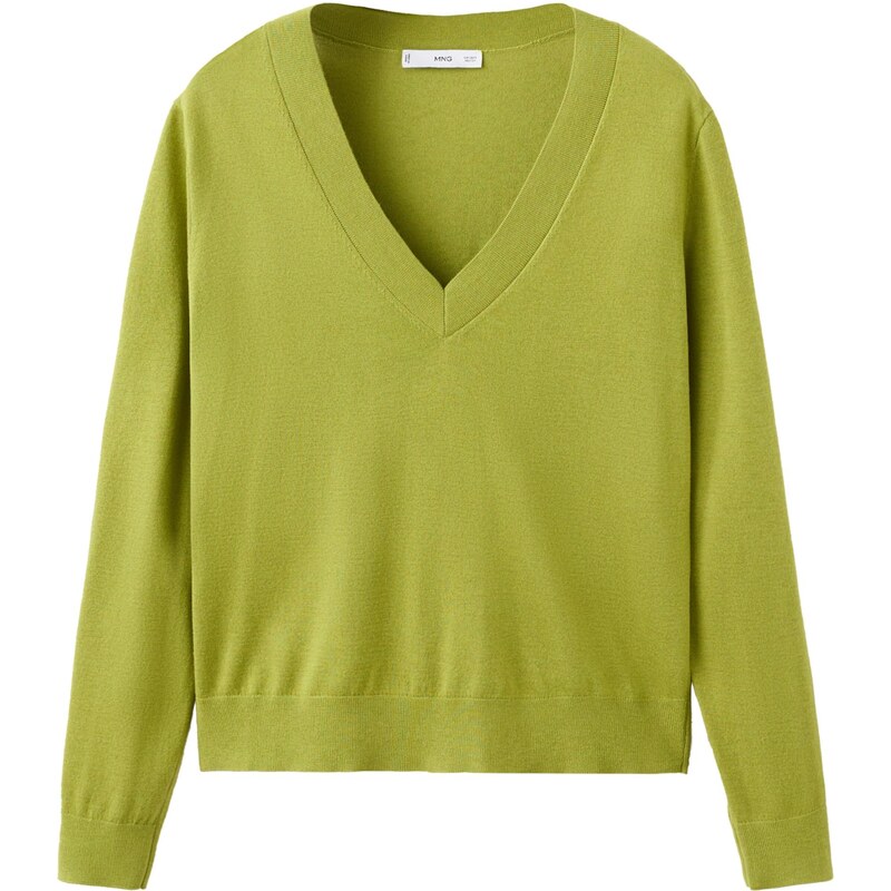 MANGO Sveter LUCCAV olivová 67552410