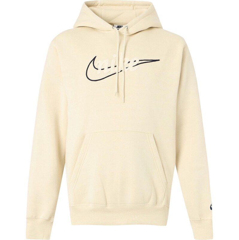 Nike Sportswear Mikina CLUB béžová / čierna 67552417