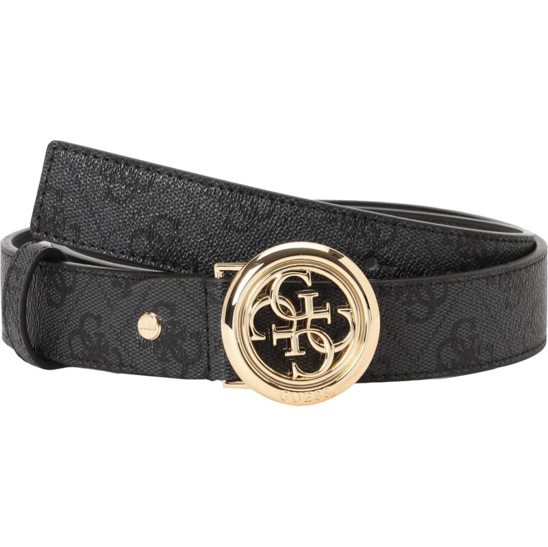 GUESS Opasky JANIE antracitová / čierna 67552458