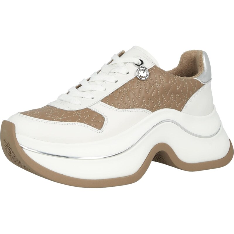 MICHAEL Michael Kors Nízke tenisky ARLA hnedá / strieborná / biela 67552534