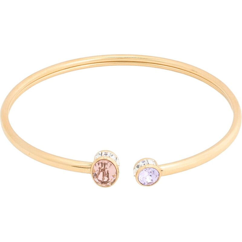 Swarovski Náramok zlatá / levanduľová / ružová / priehľadná 67552575