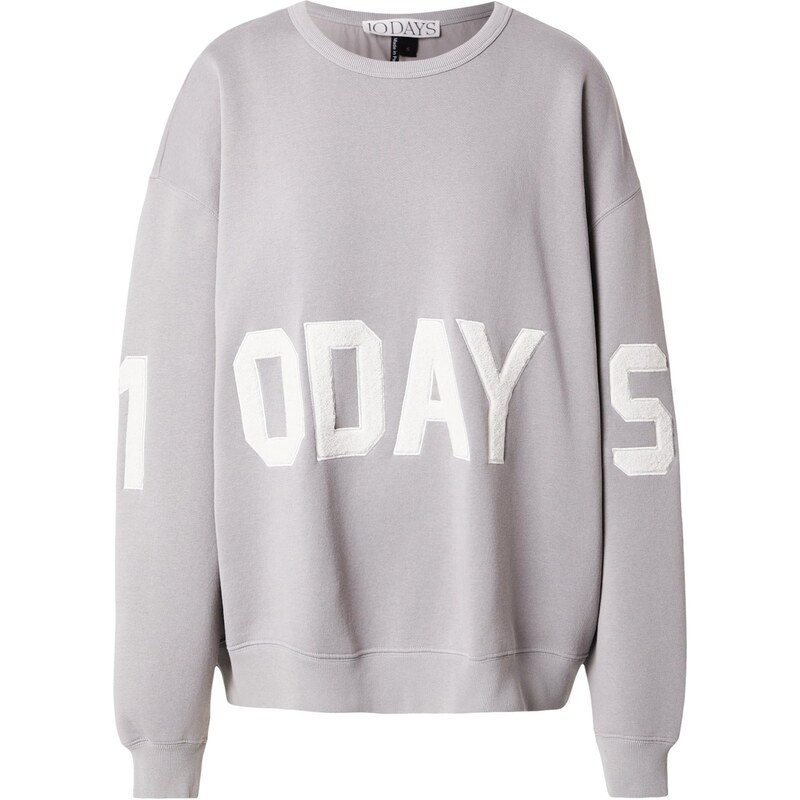 10Days Mikina svetlosivá / biela 67552560