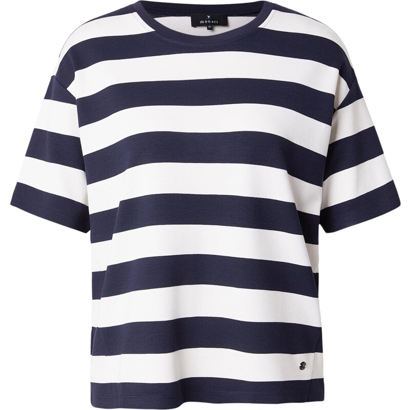 monari Tričko námornícka modrá / biela 67552606