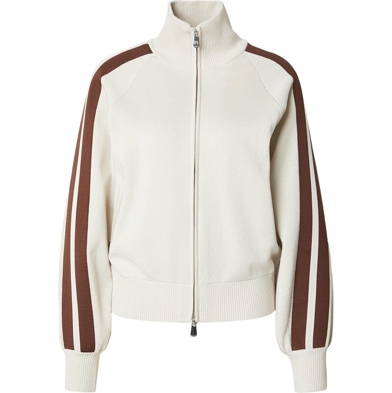 PINKO Tepláková bunda STAGIONE MAGLIA hnedá / svetlosivá 67552612