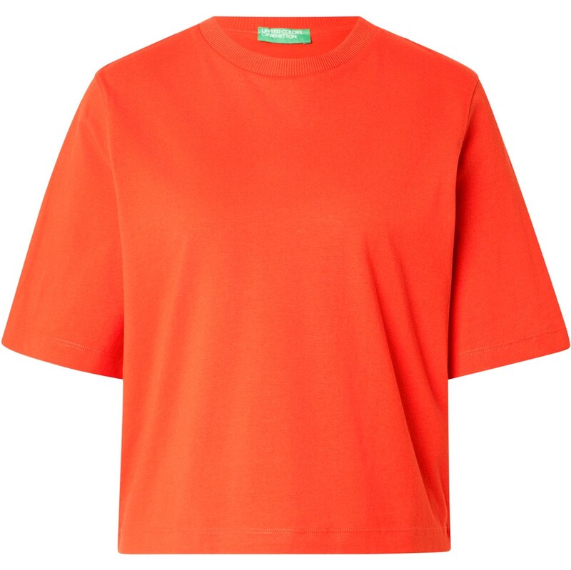 UNITED COLORS OF BENETTON Tričko oranžovo červená 67552676
