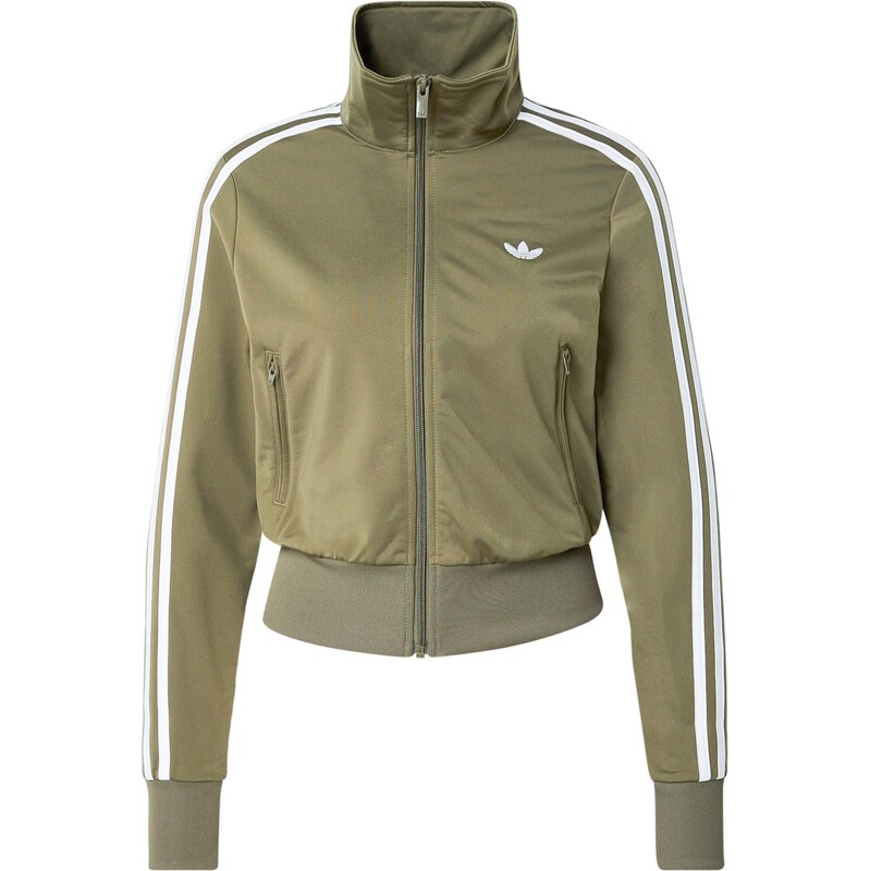 ADIDAS ORIGINALS Tepláková bunda Firebird Classic olivová / biela 67552712