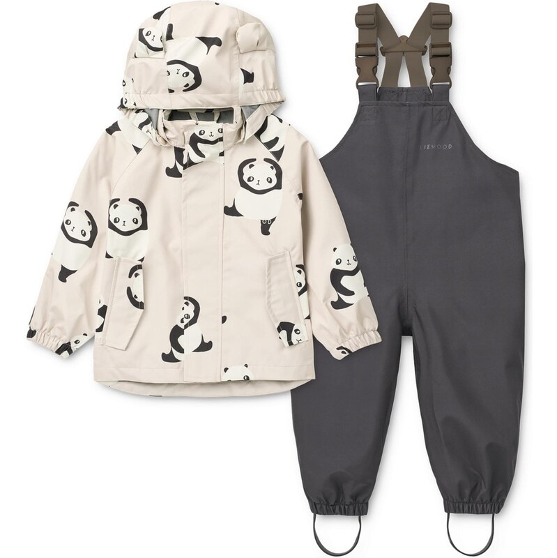 Liewood Set Manu krémová / tmavosivá / čierna / biela 67552725