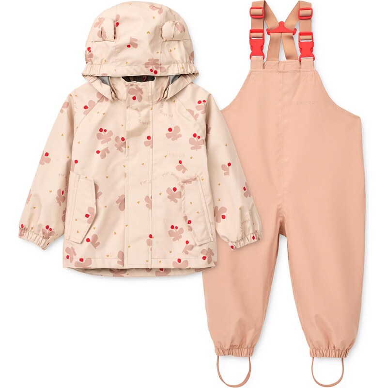 Liewood Set Manu telová / sépiová / púdrová / červená 67552737