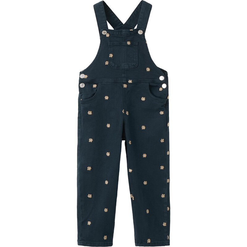 MANGO KIDS Nohavice na traky béžová / námornícka modrá / biela 67552791