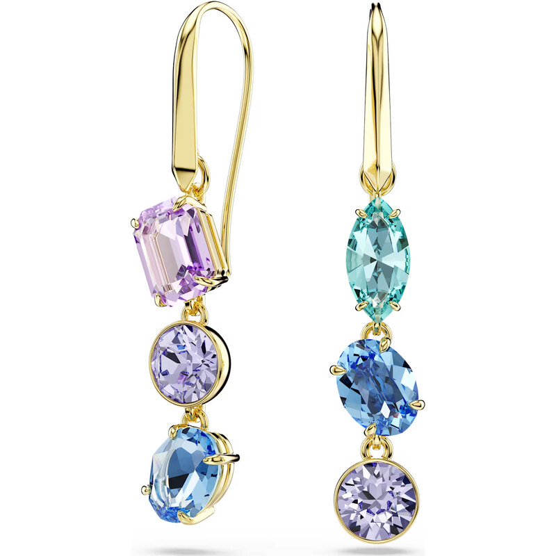 Swarovski Hravé asymetrické náušnice s farebnými kryštálmi Gema 67545528