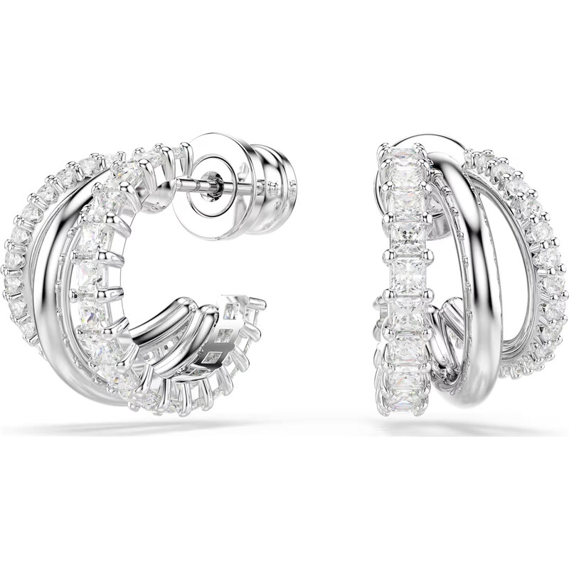 Swarovski Elegantné kruhové náušnice so zirkónmi Hyperbola 5737110 67545527