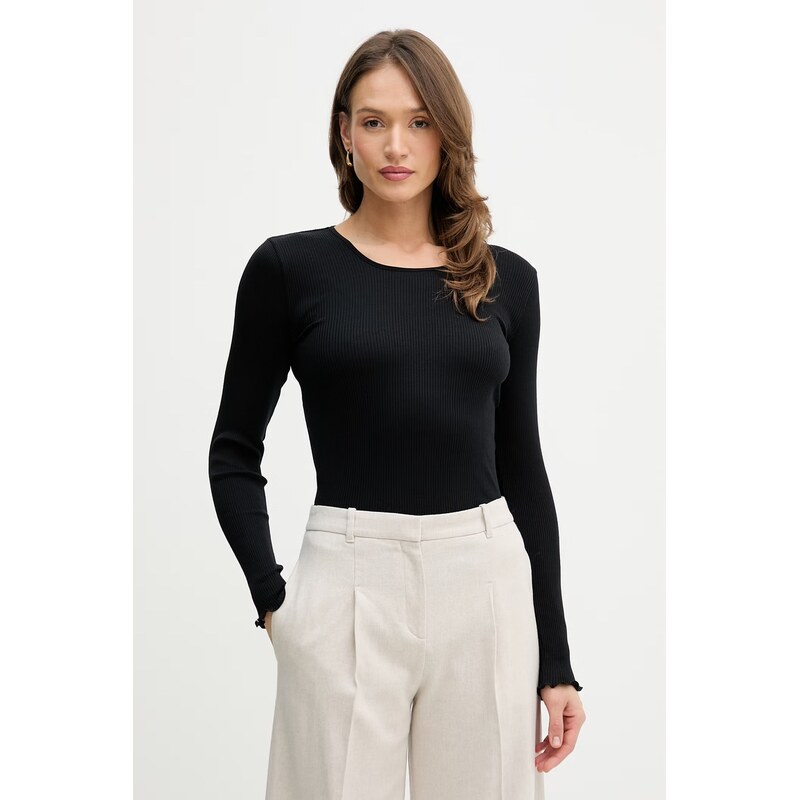 Tričko s dlhým rukávom s hodvábom Mos Mosh Elaine 67547262