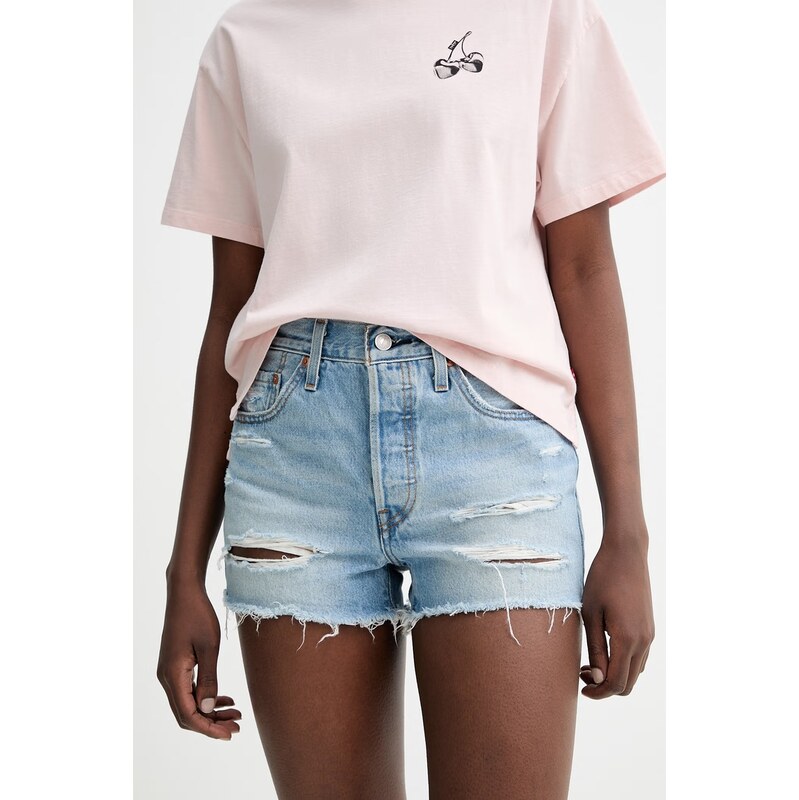 Rifľové krátke nohavice Levis 501 ORIGINAL 67547525