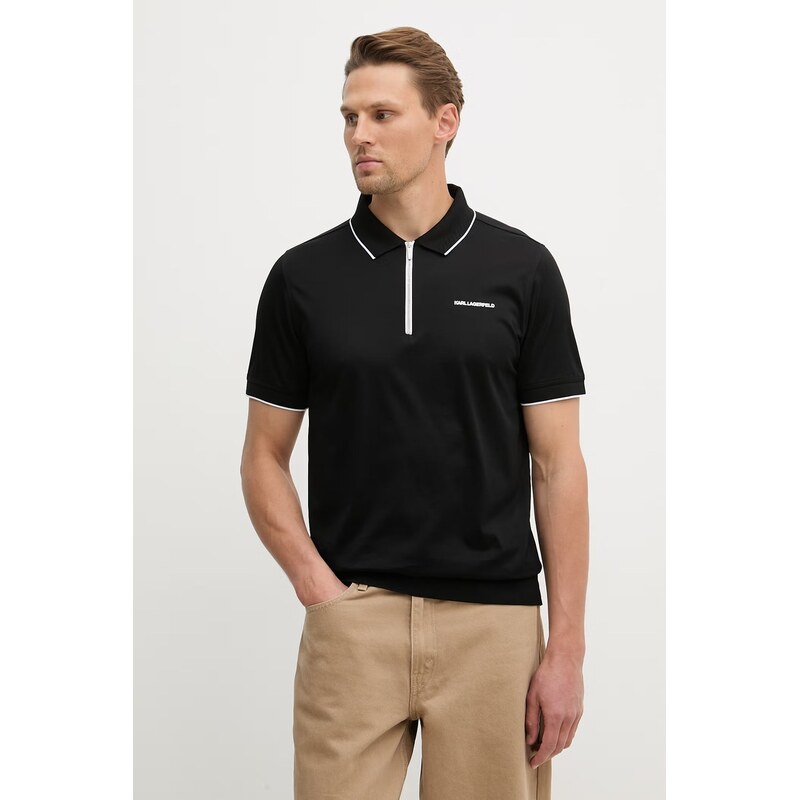 Bavlnené polo tričko Karl Lagerfeld 67547557