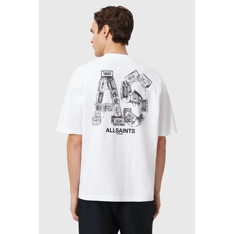 Bavlnené tričko AllSaints MIXTAPE 67547565