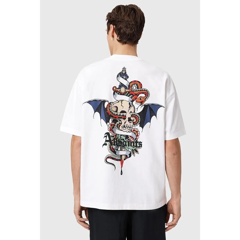 Bavlnené tričko AllSaints BLADE 67547572