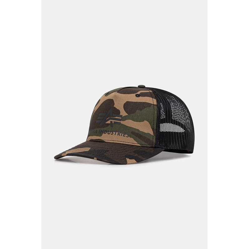 Šiltovka Alpha Industries Basic Trucker Cap Camo 67547347