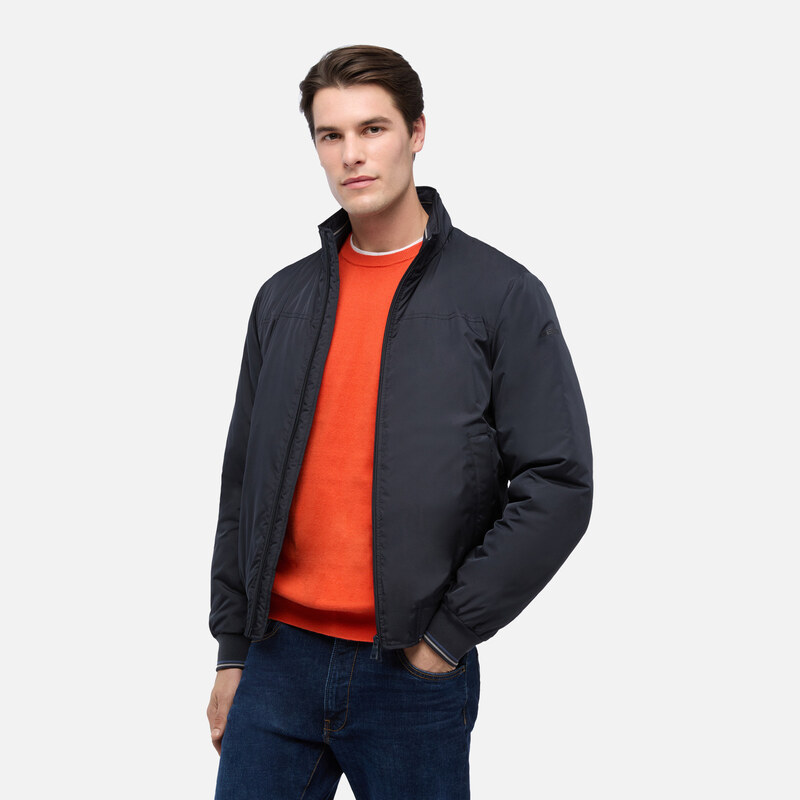 Dark Blue Mens Geox Jharrod Jacket - Men 65782194